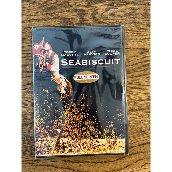 Seabiscuit DVD Full Screen Edition Starring Tobey Maguire Jeff Bridges NEW - Picture 1 of 3
